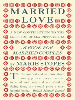 Married Love - ebook